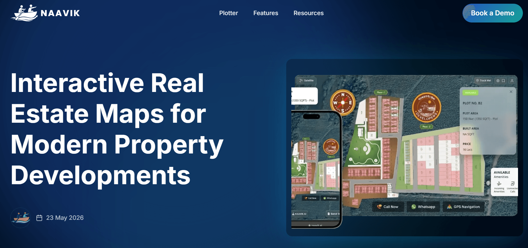 Real estate interactive maps - Naavik Ai